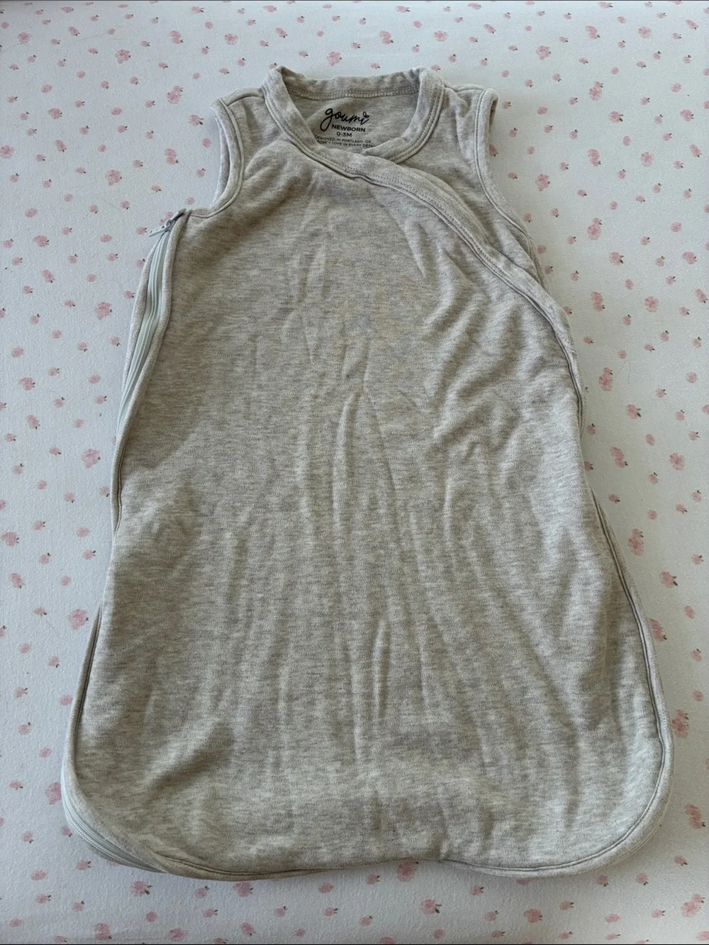 Goumi Organic Cotton Bamboo 1.0 Tog Newborn Sleepbag Sleep Sack